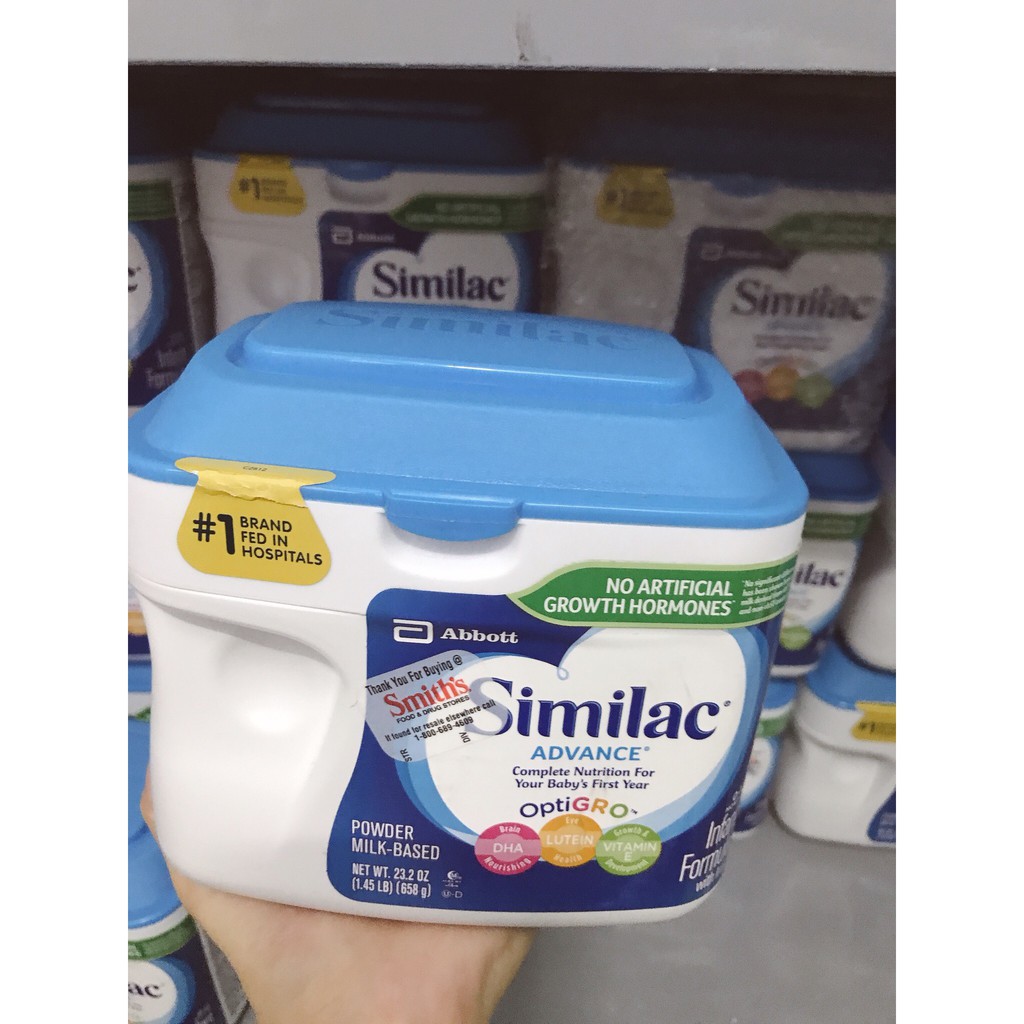 Sữa Similac Advance 658g date 5.2022