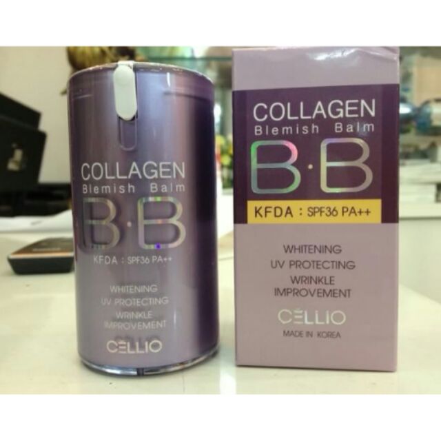 Kem nền BB cellio collagen tone 21