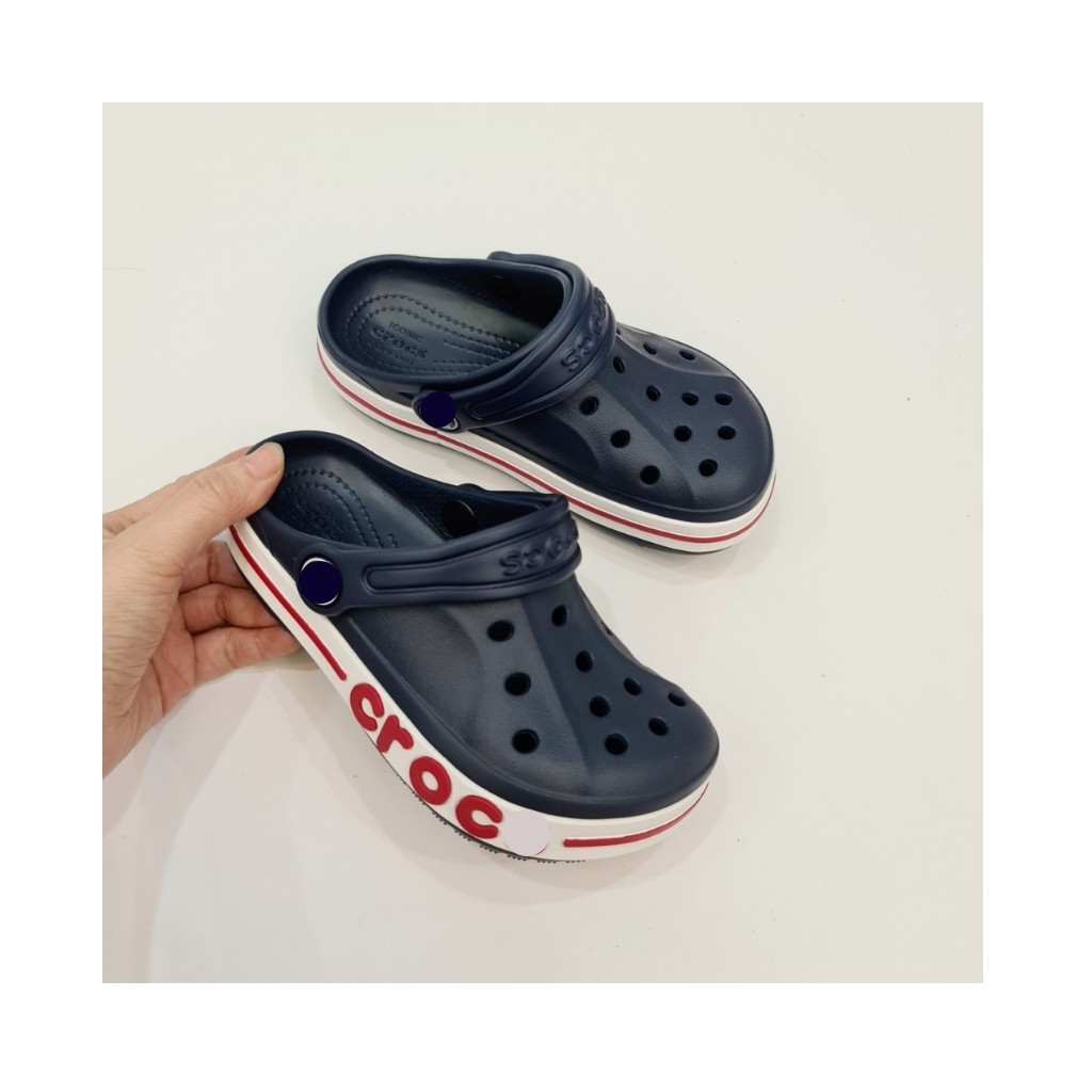 Dép Sục Crocs/Cross Cho Bé Hiệu Bayaband Xuất Xịn Tặng Kèm Sticker Hippo House