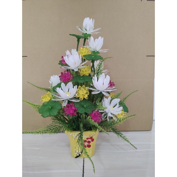 chậu hoa cao 38cm ngang 22cm