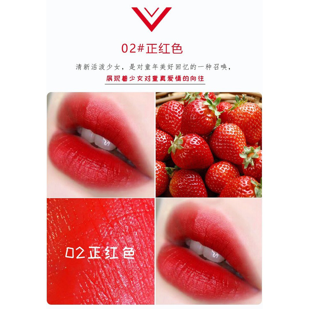 Set 5 son kem cô gái đỏ Mugeleen | BigBuy360 - bigbuy360.vn