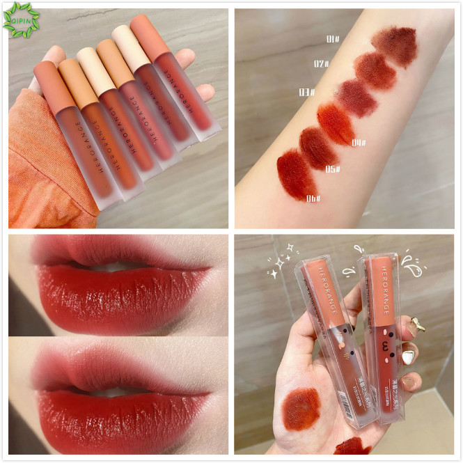 [Hàng mới về] Son Bóng Qipin Màu Trong Suốt Thích Hợp Trang Điểm Tạo Nét Xinh Xắn Dành Cho Nữ