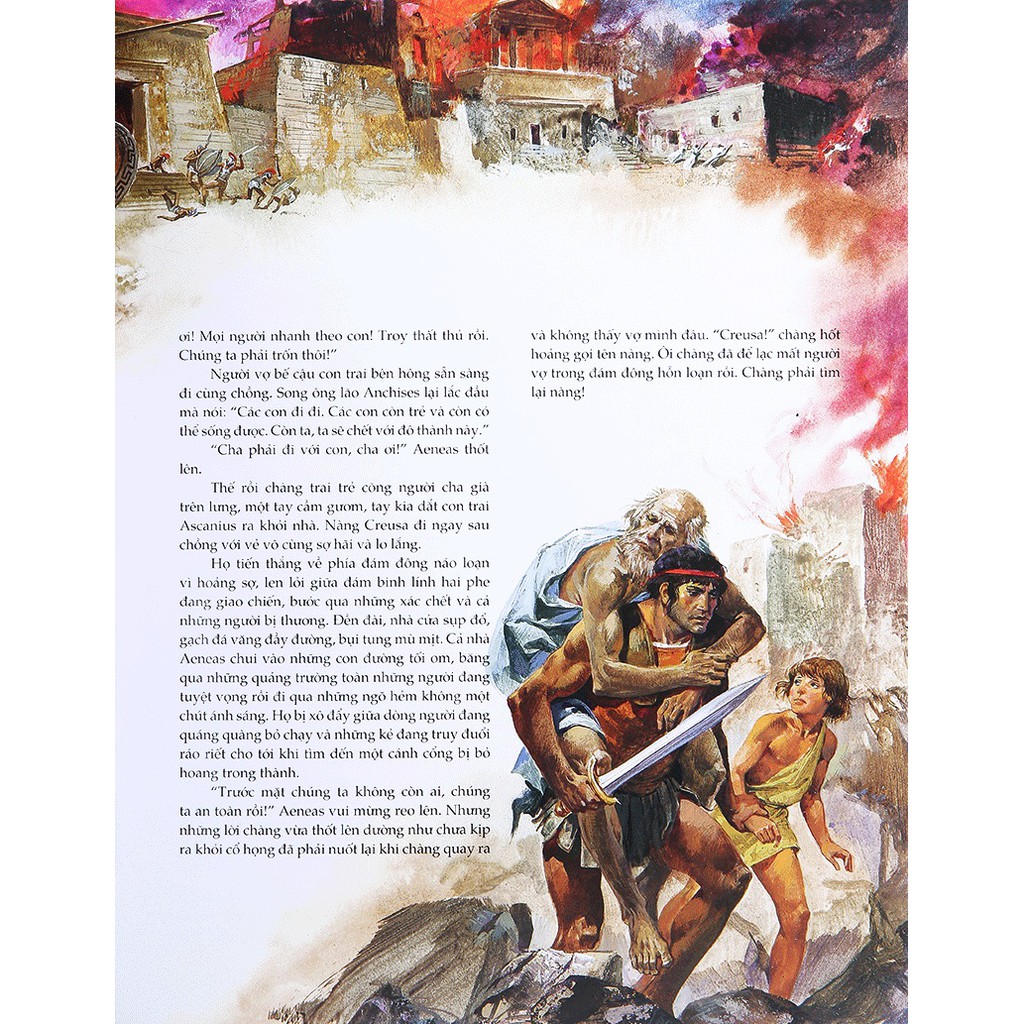 Sách - Thần thoại vàng Aeneid - Những cuộc phiêu lưu của Aeneas