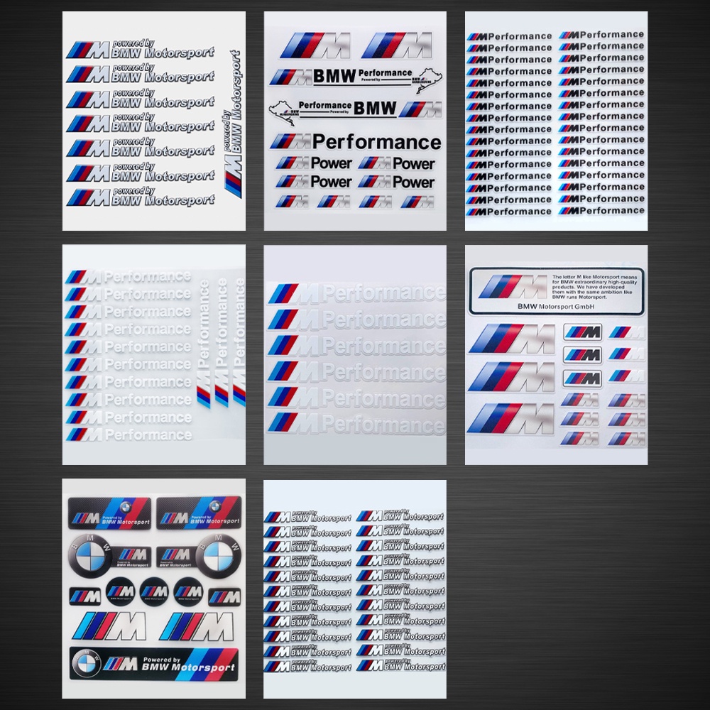 BMW Nhãn dán xe Decal huy hiệu  Hình dán đã sửa đổi