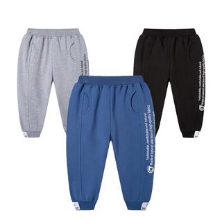 Quần thun bé trai BETOP quần dài cho bé họa tiết thể thao chất cotton hàng xuất khẩu