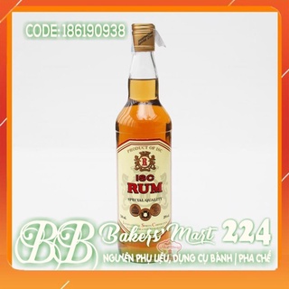 Nguyên liệu làm bánh hương rum rhum hiệu isc - chai 700ml