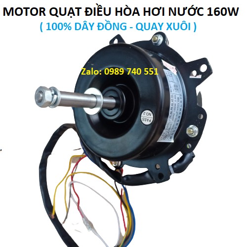 Motor quạt điều hòa hơi nước 100w - quay ngược chiều kim đồng hồ