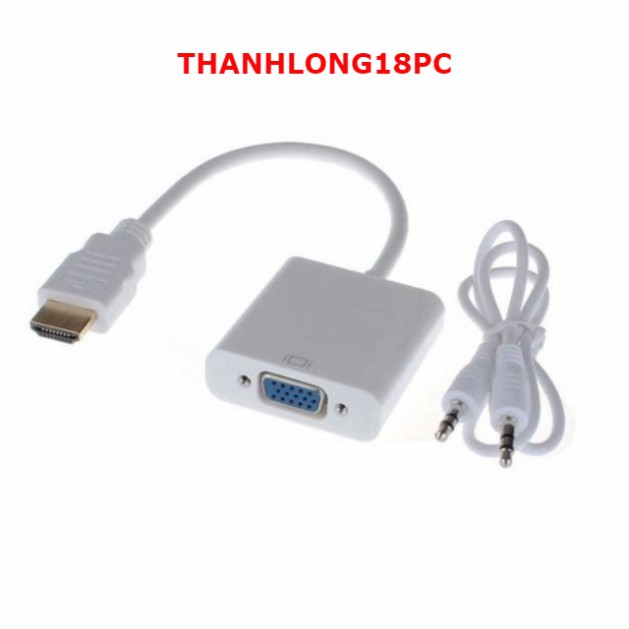 Dây Cáp Chuyển Đổi HDMI sang VGA có audio