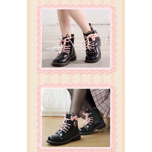 YASAS0121-Dày da cao cổ Martin tai mèo