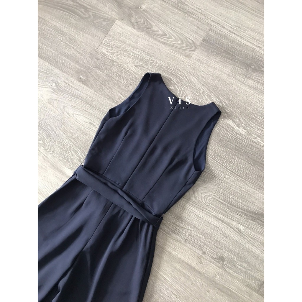 JUMPSUIT NỮ DÀI MÀU XANH NAVY VNXK