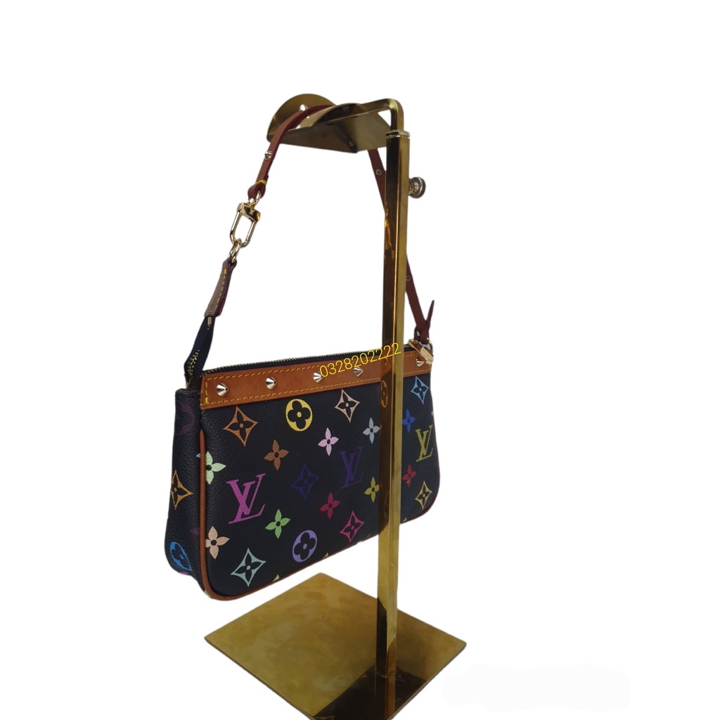 II.Túi kẹp nách LV trắng hoa 7 màu si Nhật xịn sò