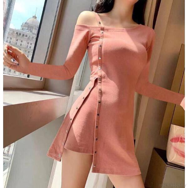 Đầm nữ tay dài kiểu dáng thời trang phong cách Hàn Quốc