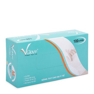 Bao tay cao su y tế (size M) 1 cặp