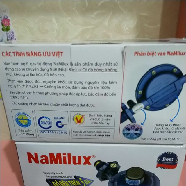 Combo Bộ giây van ga Namilux NA-3395-VN