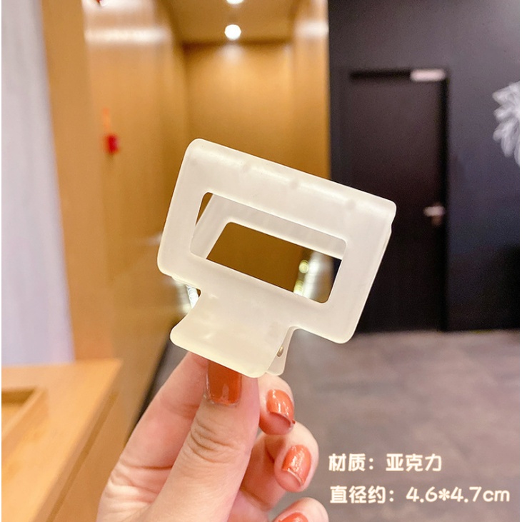 Kẹp Tóc Nhỏ Hình Vuông Phong Cách Retro Hàn Quốc