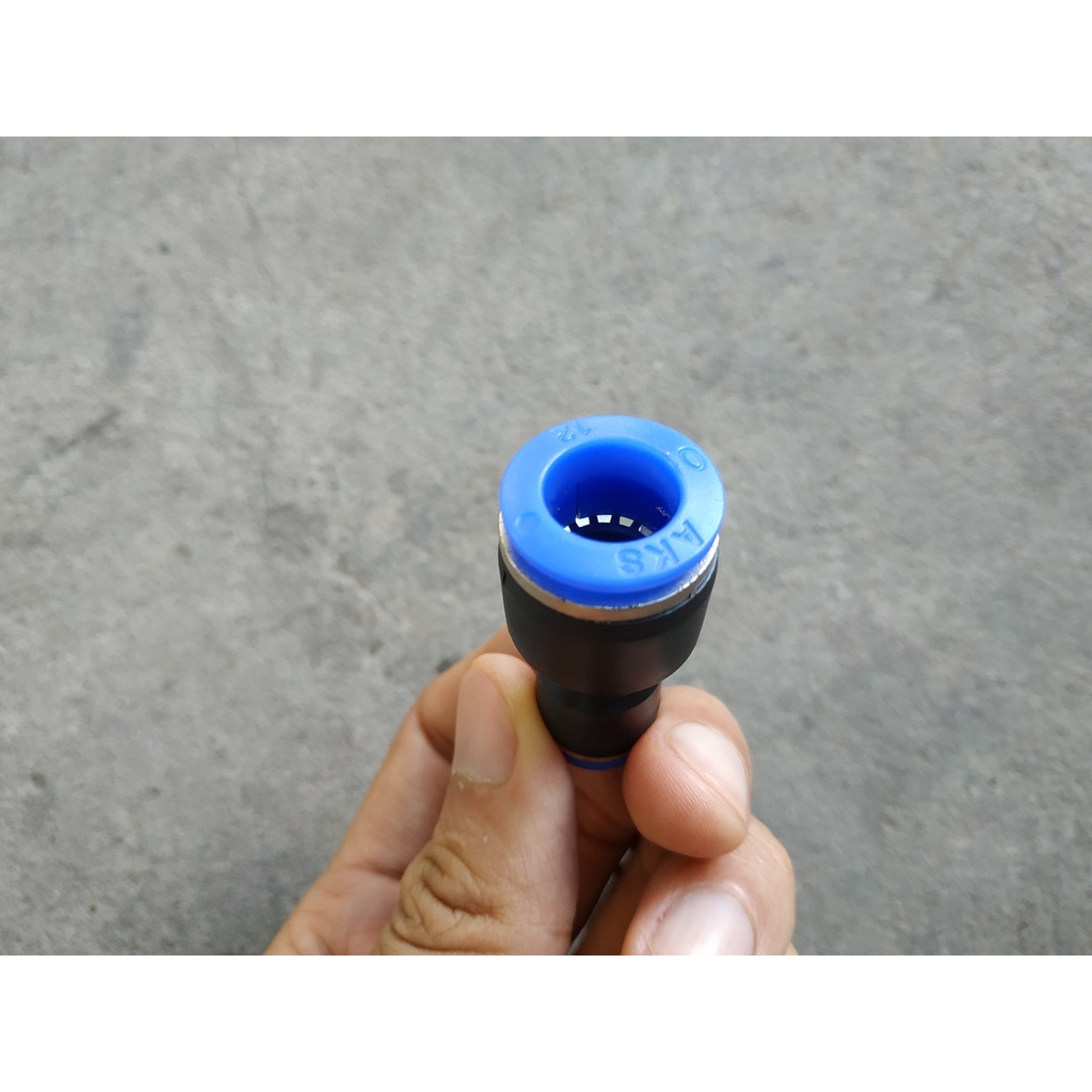 Đầu nối giảm 12mm ra ống 8mm dành cho phun sương ống khí nén chịu được áp suất áp lực - MHL
