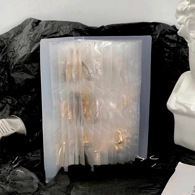 Túi đựng trang sức chất liệu PVC trong suốt tiện lợi