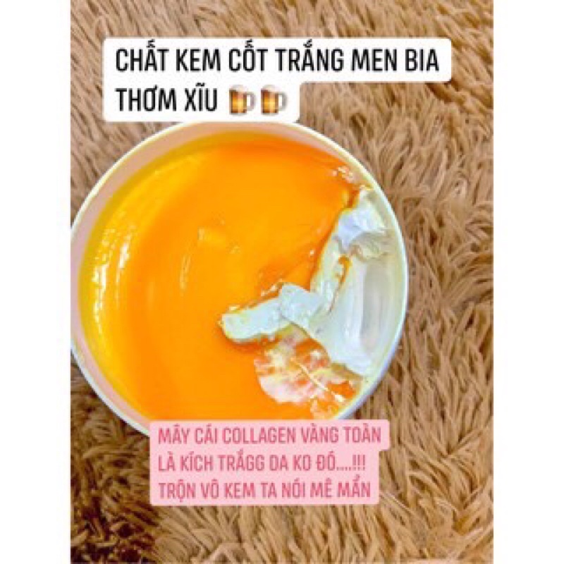 Body Cốt Ủ Trắng Men Bia Nicos 150gram Chính Hãng 100%