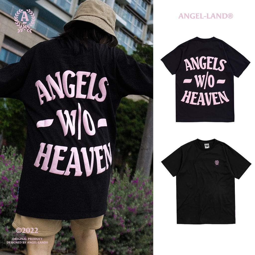 Áo Thun Angel-Land Angels Without Heaven Black T-shirt - AWTB
