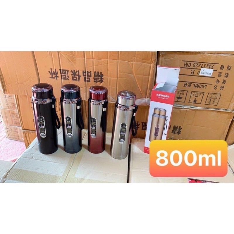 Bình giữ nhiệt cao cấp inox 304 - 800ml