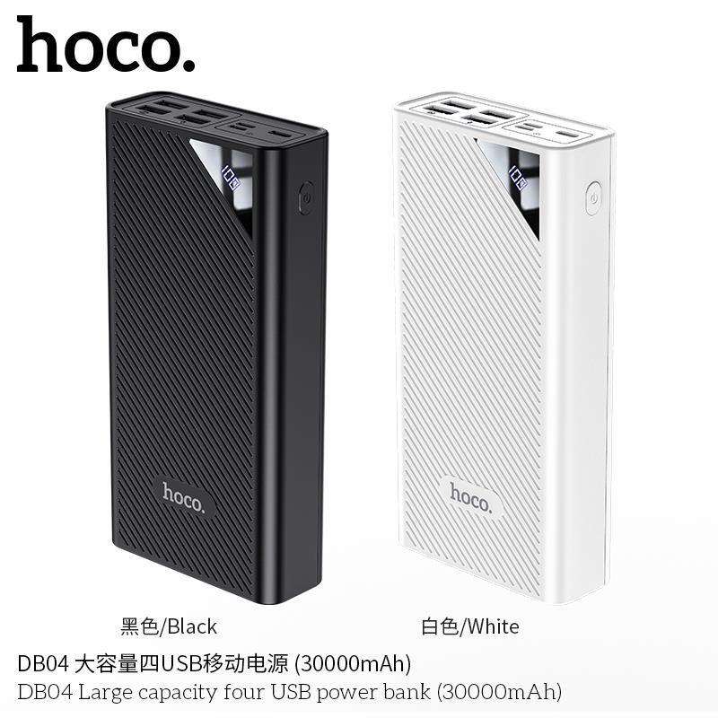 Sạc Dự Phòng 30000mAh Hoco DB04 Hỗ Trợ 4 Cổng USB