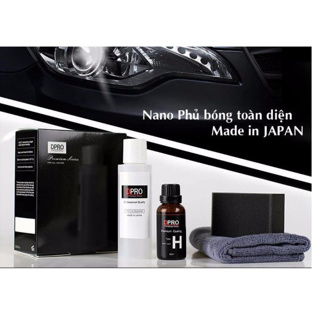 Dung dịch phủ bóng nano Dpro công nghệ Nhật Bản Premium Coating... Hàng chất nhất 