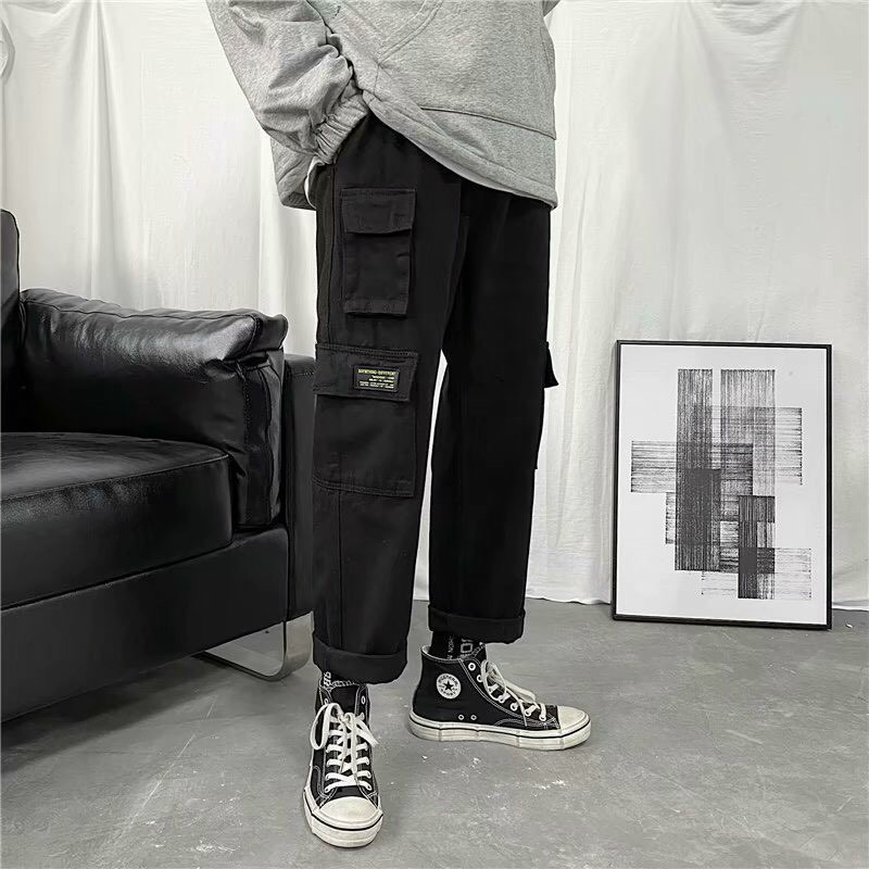 Quần jogger kaki túi hộp vải bao đẹp hàng y hình, bao đẹp | BigBuy360 - bigbuy360.vn