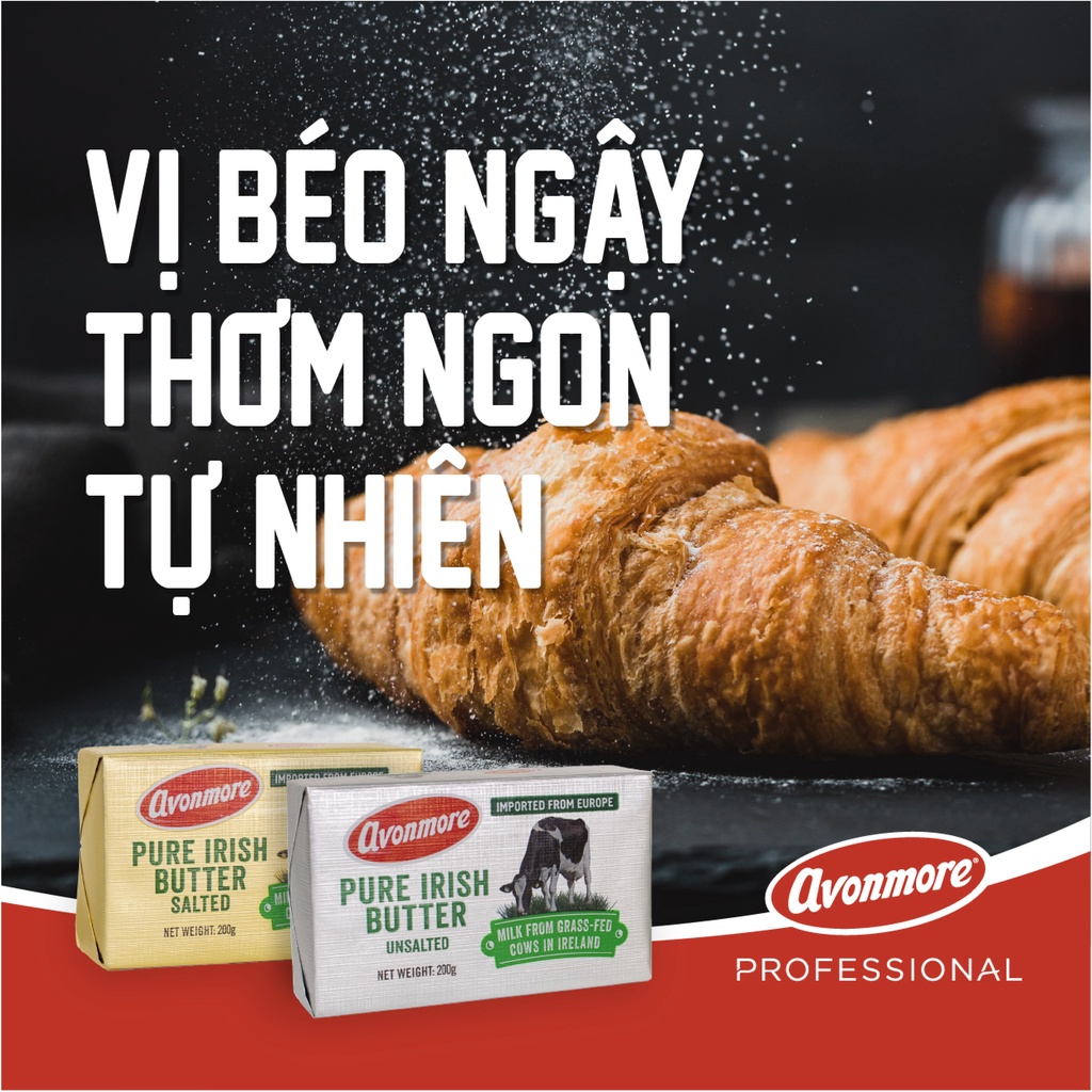 Bơ mặn cao cấp avonmore từ sữa tự nhiên - nhập khẩu ireland - 200 gam - ảnh sản phẩm 5