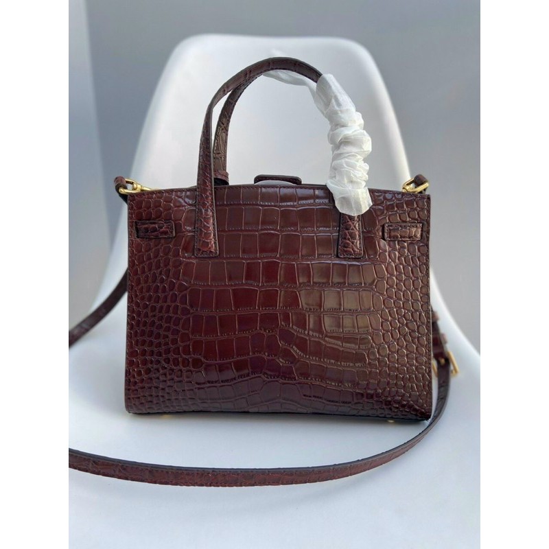 TÚI WALKER EM BOSSED SMALL SATCHEL TORY