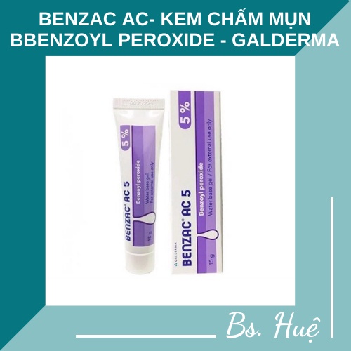 ✅Kem chấm mụn Benzac AC Benzoyl Peroxide - Galderma