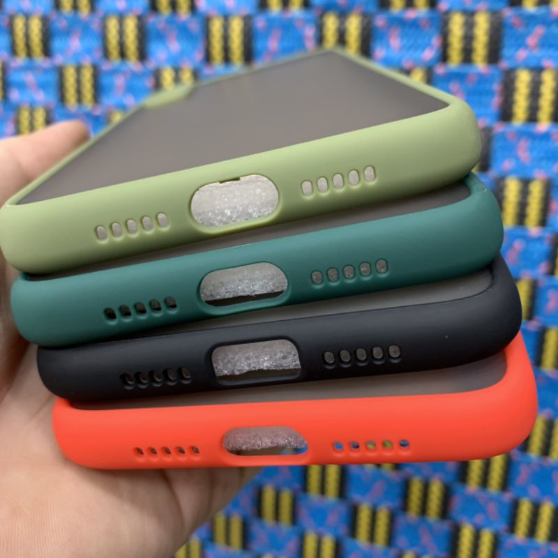 Ốp lưng Xiaomi Mi 9 viền dẻo màu lưng nhám mờ bảo vệ camera