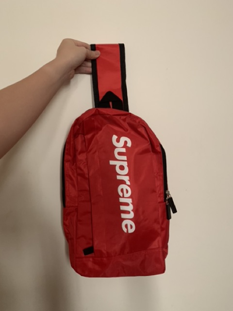 [HOT] Túi đeo chéo Supreme đỏ Unisex