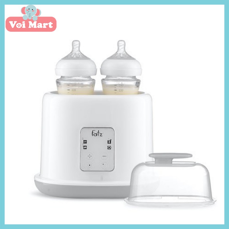 FREESHIPMÁY HÂM SỮA TIỆT TRÙNG 2 BÌNH ĐIỆN TỬ - DUO2 - FB3223SL CHÍNH HÃNG FATZ BABY