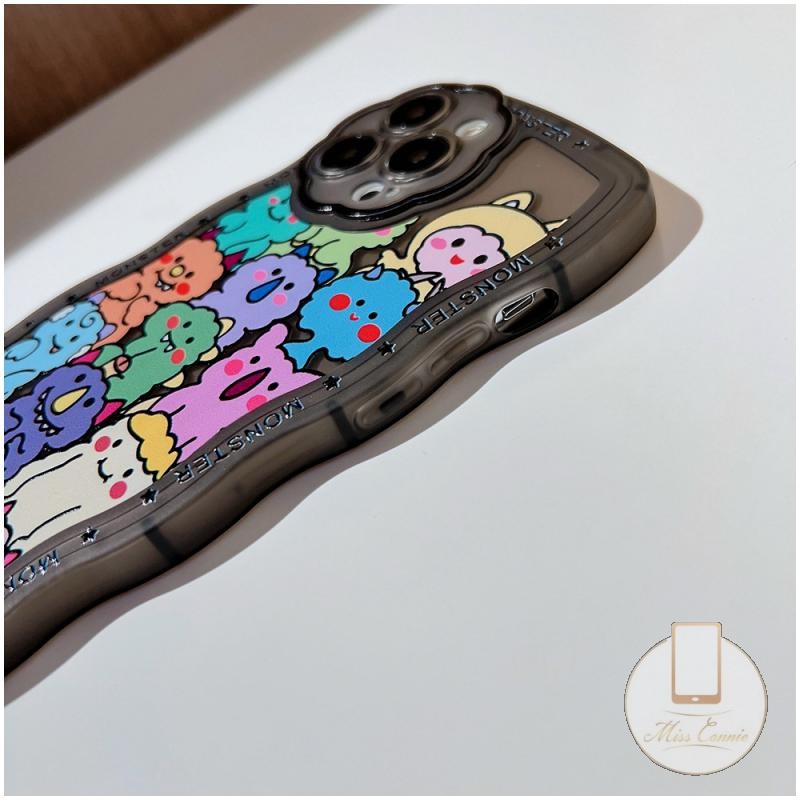 Mới Ốp Điện Thoại Họa Tiết Hoạt Hình Quái Vật Cho IPhone 6 6s 7 8 Plus 11 12 13 Pro MAX XR XS MAX X SE 2020