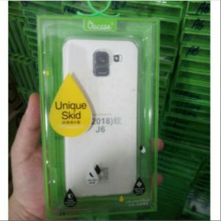 Ốp lưng silicon trong suốt cho galaxy J6 2018 hiệu ou case