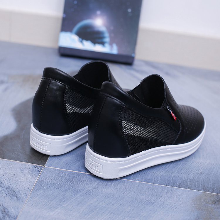 Giày sneaker nữ độn đế lỗ thoáng khí form nhỏ hơn 1 size có video ảnh thật