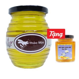 Mật Ong Hoa Bạc Hà Mèo Vạc Hà Giang ( CHUẨN) Hũ 200ml Tặng Kèm Hũ Mật Ong Hoa Sú Vẹt Biển 50ml