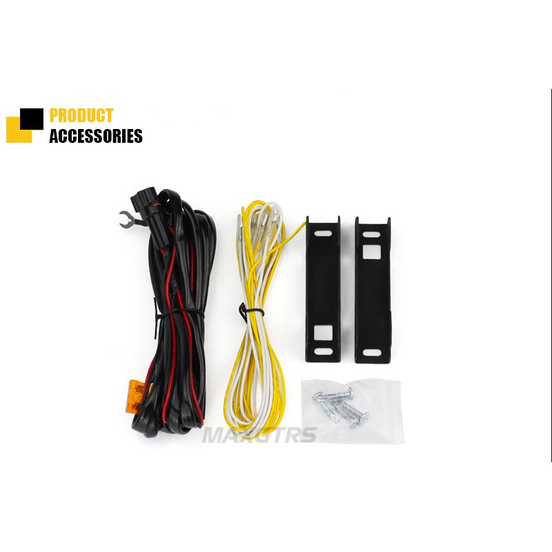 Bộ 2 Đèn Led DRL MAXGTRS 36SMD 2835 28W 12V IP67 Chống Thấm Nước Chuyên Dụng Cho Xe Hơi