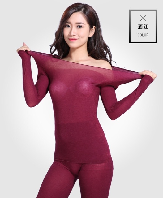 Bộ quần áo giữ nhiệt mỏng, mềm, mịn, ấm | BigBuy360 - bigbuy360.vn