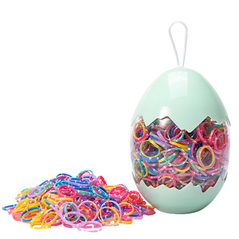 Dây Buộc Tóc Cao Su Mini Co Giãn Nhiều Màu Sắc Dùng Một Lần