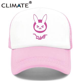 Mũ Lưỡi Trai Phối Lưới In Họa Tiết Overwatch D.Va Dễ Thương Thời Trang Mùa Hè