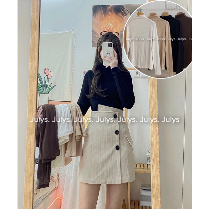 Áo giữ nhiệt tăm lông cổ leo (ảnh thật shop chụp kèm video)