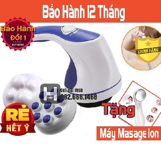 Máy matxa cầm tay relax tone 5 đầu matxa - bh: 1 đổi 1