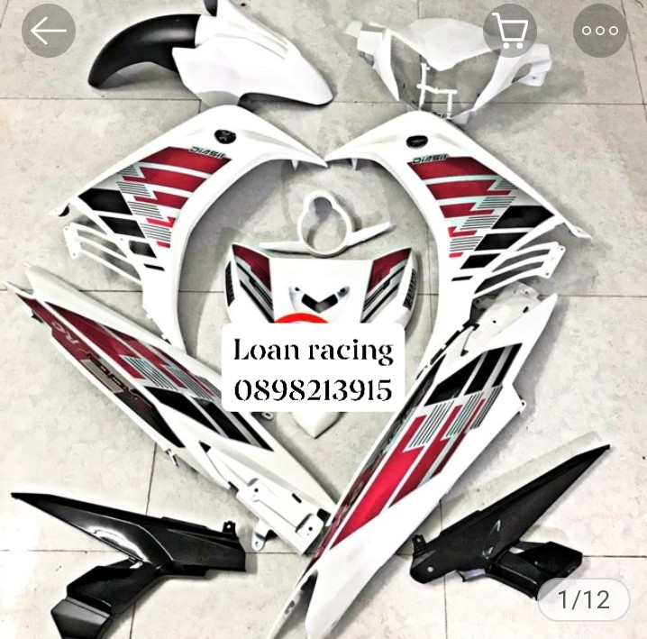 Dàn áo exciter 135 đoi 2011 - 2014 dàn màu 10 món new zin chính hãng