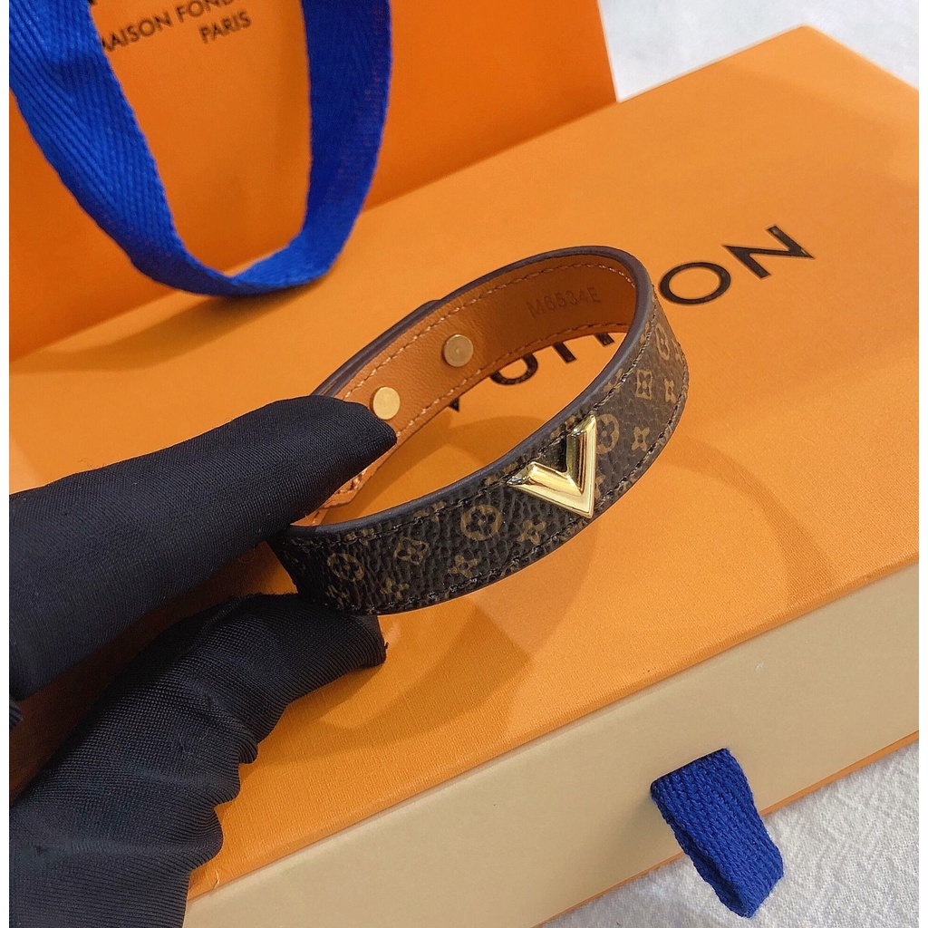 LOUIS VUITTON Vòng Tay Lv Chất Liệu Thép Titan