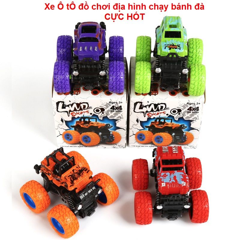 Xe ô tô đồ chơi quán tính chạy đà cho bé nhựa ABS an toàn, màu sắc ngẫu nhiên
