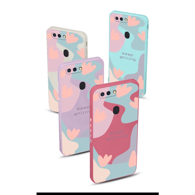 Ốp Điện Thoại Silicon Viền Thẳng Có Dây Đeo Cho oppo a5s a12 a7 a31 F9