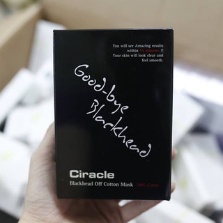 Miếng Đẩy Mụn Đầu Đen Ciracle Goodbye Blackhead Off Cotton Mask