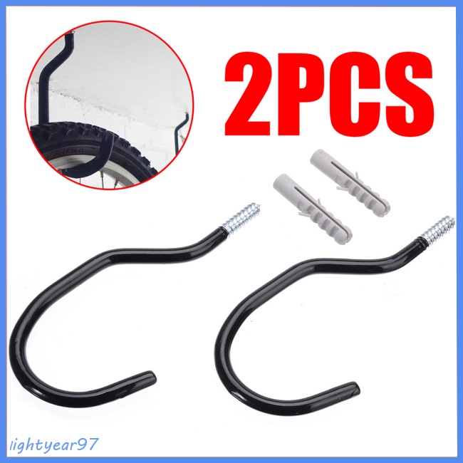 Bộ 2 Móc Treo Xe Đạp Gắn Tường Dễ Lắp Đặt Tiện Dụng