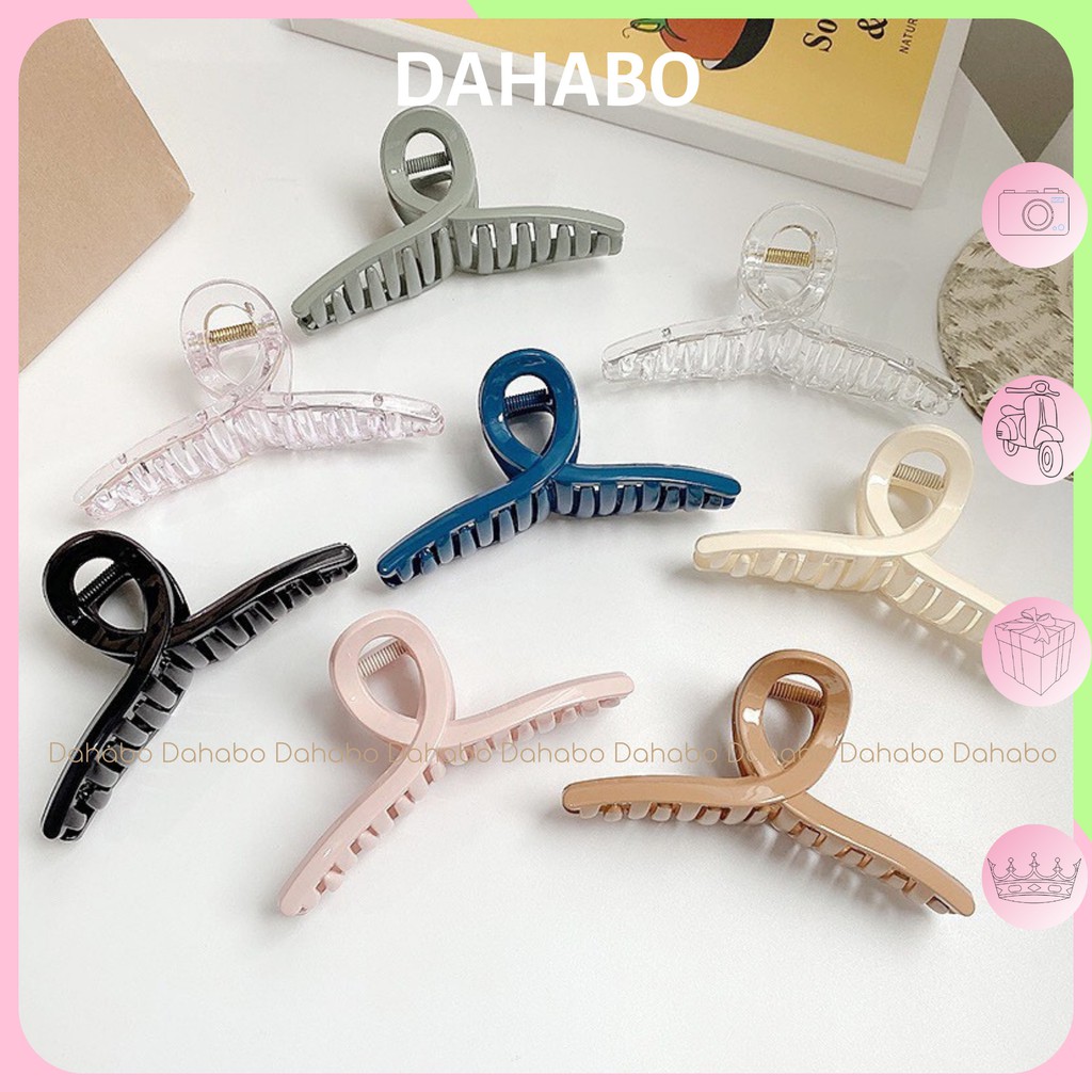 Kẹp Tóc Càng Cua Cỡ Lớn Hàn Quốc Thiết kế Thanh Lịch Nhiều Màu Xinh KT23